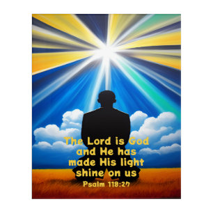 Lord Shine Your Light Acrylic Wall Art