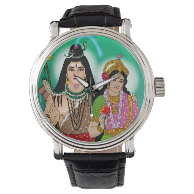 Lord Shiv Parvati Watch (Front)