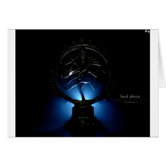 Lord Shiva Blue Background.