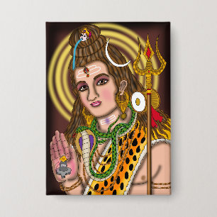 Lord Shiva Button