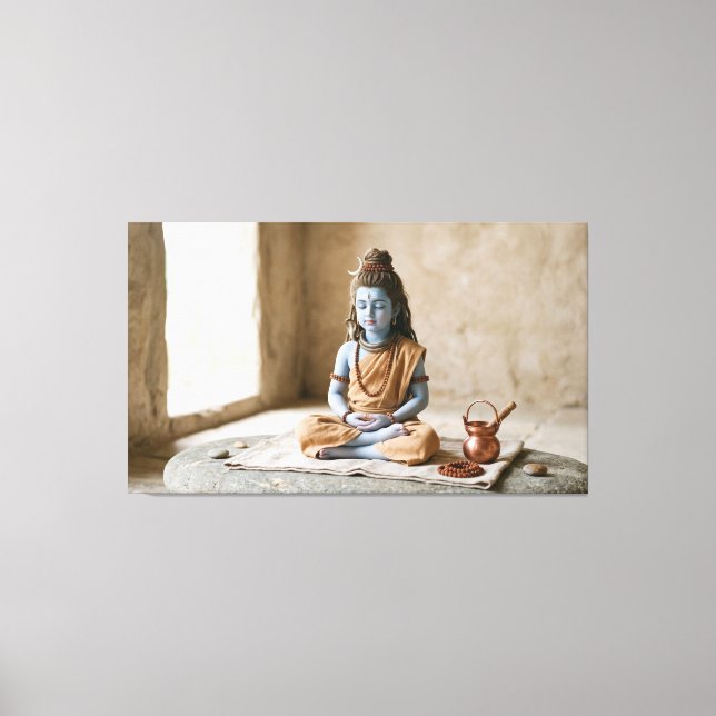 Lord Shiva Canvas Print (Front)