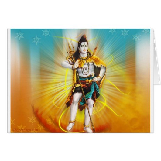 Lord Shiva Cards (Front Horizontal)