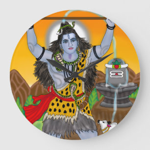 Lord Shiva Clock