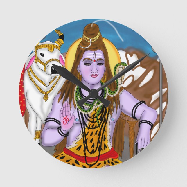 Lord Shiva Clock (Front)