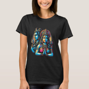 Lord Shiva Durga Hindu God Mahadeva Goddess Goddes T-Shirt