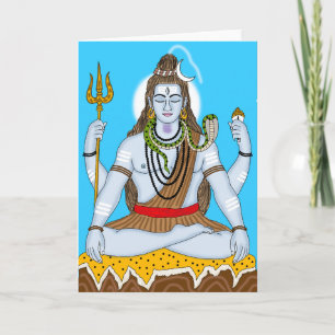 Lord Shiva Greeting Card