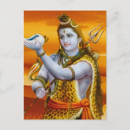 Lord Shiva (hindu Deity Series) Postcard