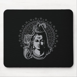 Lord Shiva Hindu God Mahadeva Trident Hinduism Dev Mouse Pad