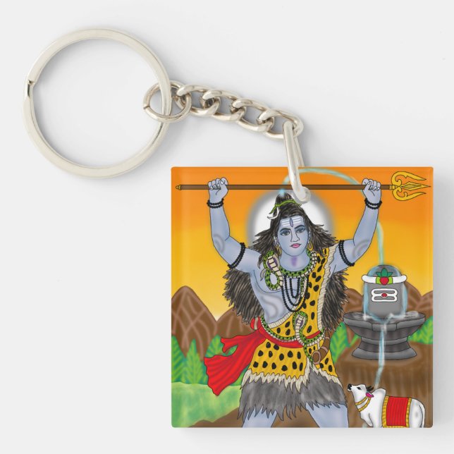 Lord Shiva Keychain (Front)