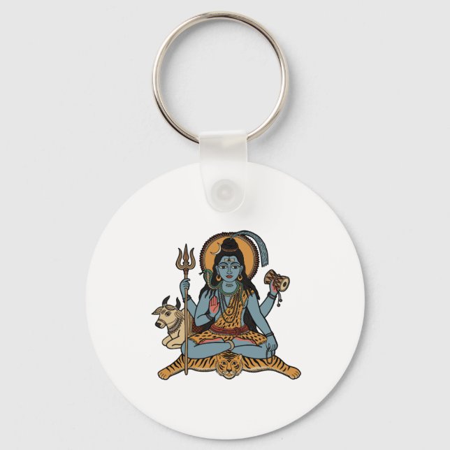 Lord Shiva Keychain (Front)