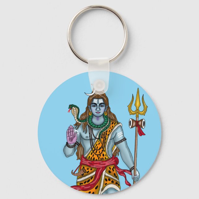 Lord Shiva Keychain (Front)