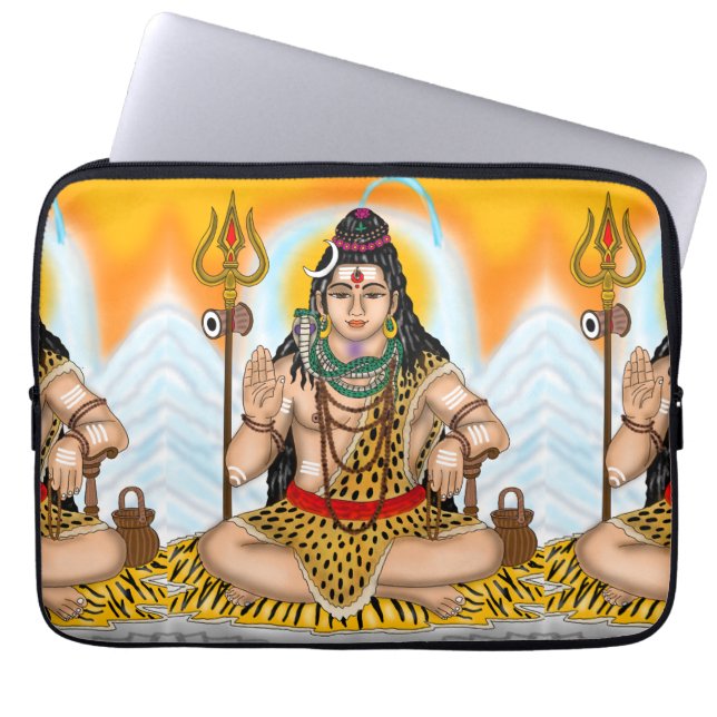 Lord Shiva Laptop Cover (Front)