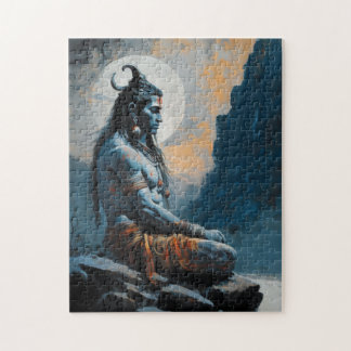 Lord shiva meditating, housewarming, gift, idea jigsaw puzzle