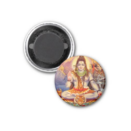 Lord Shiva Meditating Magnet