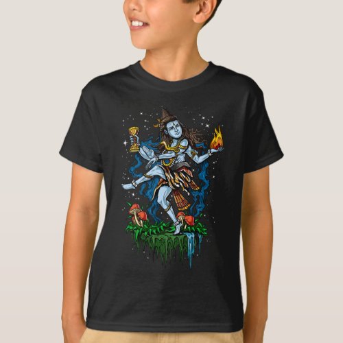 Lord Shiva Nataraja Dancing Hindu God T_Shirt