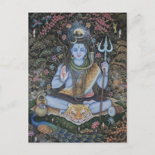 Lord Shiva Post Card