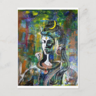 Lord Shiva postcard