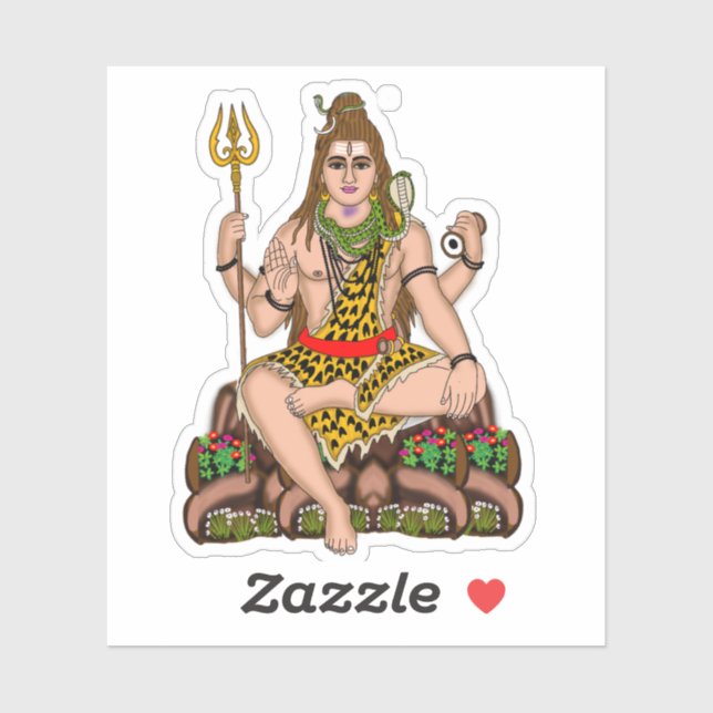 Lord Shiva Stickers (Sheet)