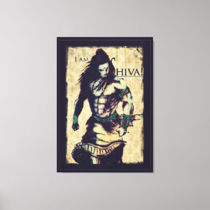 Lord Shiva - Wrapped Canvas Print