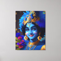 Lord Shri Krishna Hindu Deity AI Generated