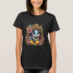 Lord Shri Krishna Hindu God Lord Shri Krishna Love T-Shirt