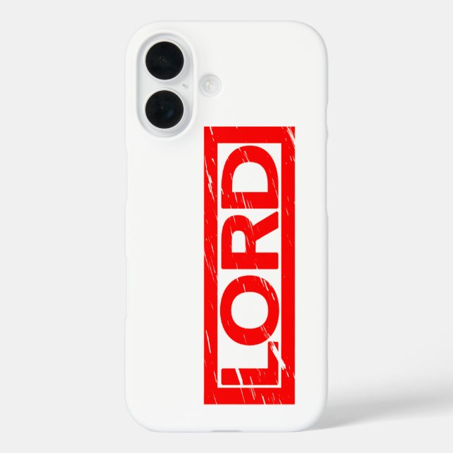 Lord Stamp Case-Mate iPhone Case (Back)
