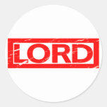 Lord Stamp Classic Round Sticker