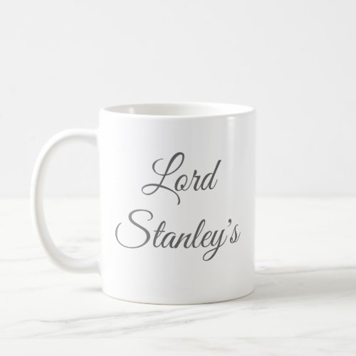 Lord Stanleys Mug