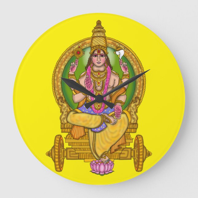 Lord Sun (Surya) Astrology Clock (Front)