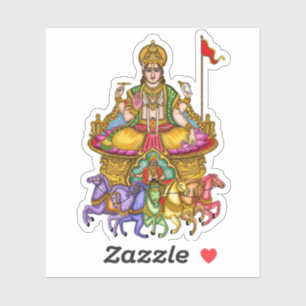 Lord Surya Button Sticker