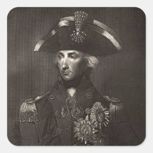 Lord Viscount Nelson Square Sticker