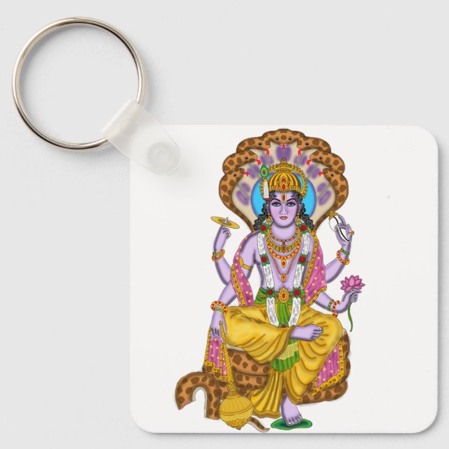 Lord Vishnu Keychain (Front)