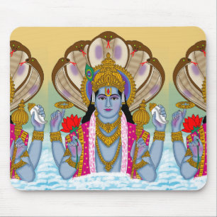 Lord Vishnu Mouse Pad