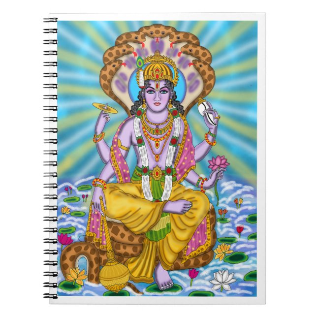 Lord Vishnu Notebook (Front)
