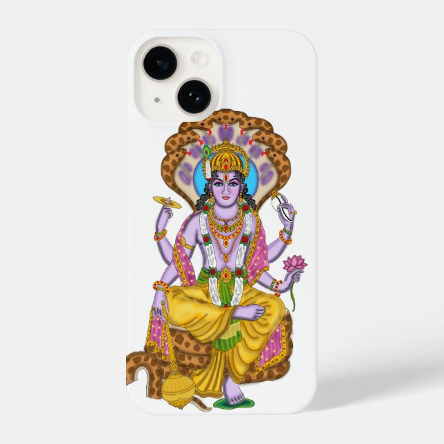 Lord Vishnu Phone Case (Back)