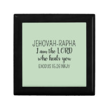 Lord Who Heals Light Green Simple Christian