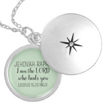 Lord Who Heals Light Green Simple Christian