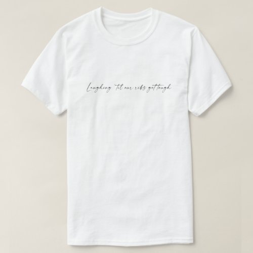Lorde Ribs Song Quote T_Shirt