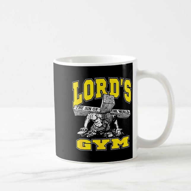 Lords Gym - Lord's The Sin Of World Jesus  Coffee Mug (Right)