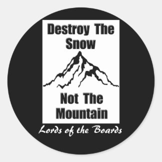 Lords of the Boards Classic Round Sticker