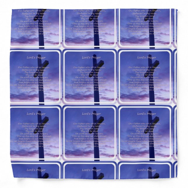 lords-prayer-3 bandana (Front)