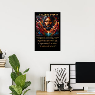 Lord's Prayer Canyon Dawn Artwork Poster