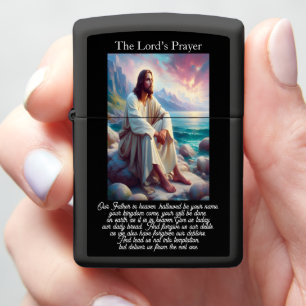 Lord's Prayer Coastal Controspection Sanctuary Zippo Lighter