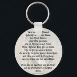 Lord's Prayer (German) Basic Button Keychain<br><div class="desc">This classic button keychain features the Lord's Prayer in German,  overlayed on the image of praying hands. 

The Lutheran Store specializes in unique custom gifts and apparel that celebrate the unique joy being a Lutheran… no matter which synod you belong to.</div>