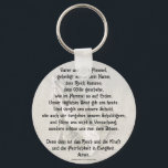 Lord's Prayer (German) Basic Button Keychain<br><div class="desc">This classic button keychain features the Lord's Prayer in German,  overlayed on the image of praying hands. 

The Lutheran Store specializes in unique custom gifts and apparel that celebrate the unique joy being a Lutheran… no matter which synod you belong to.</div>