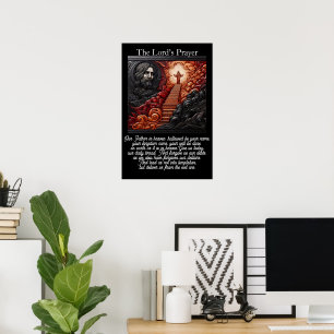 Lord's Prayer Heavenly Stairway Ascent Poster