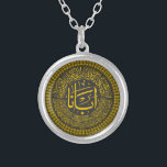 Lord's Prayer (Our Father) - Arabic Calligraphy T- Silver Plated Necklace<br><div class="desc">Lord's Prayer Our Father Arabic calligraphy art text: "Our Father which art in heaven, Hallowed be thy name. Thy kingdom come, Thy will be done in earth, as it is in heaven. Give us this day our daily bread. And forgive us our debts, as we forgive our debtors. And lead...</div>