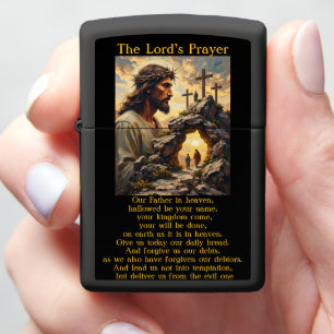 Lord's Prayer Resurrection Dawn Salvation Artwork Zippo Lighter