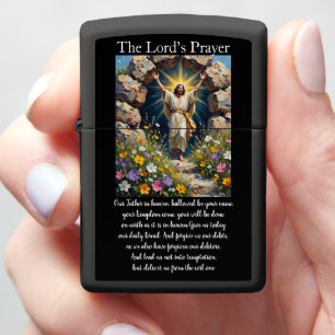 Lord's Prayer Resurrection Garden Sanctuary Zippo Lighter