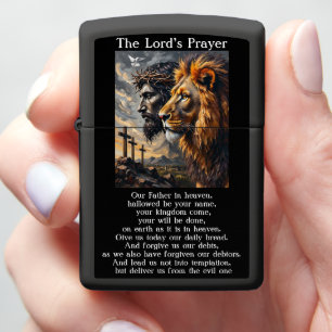Lord's Prayer Sacrifice And Sovereignty Messiah Zippo Lighter